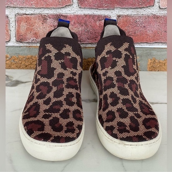 Rothy\'s leopard print high top sneakers size 7.5 main image 2